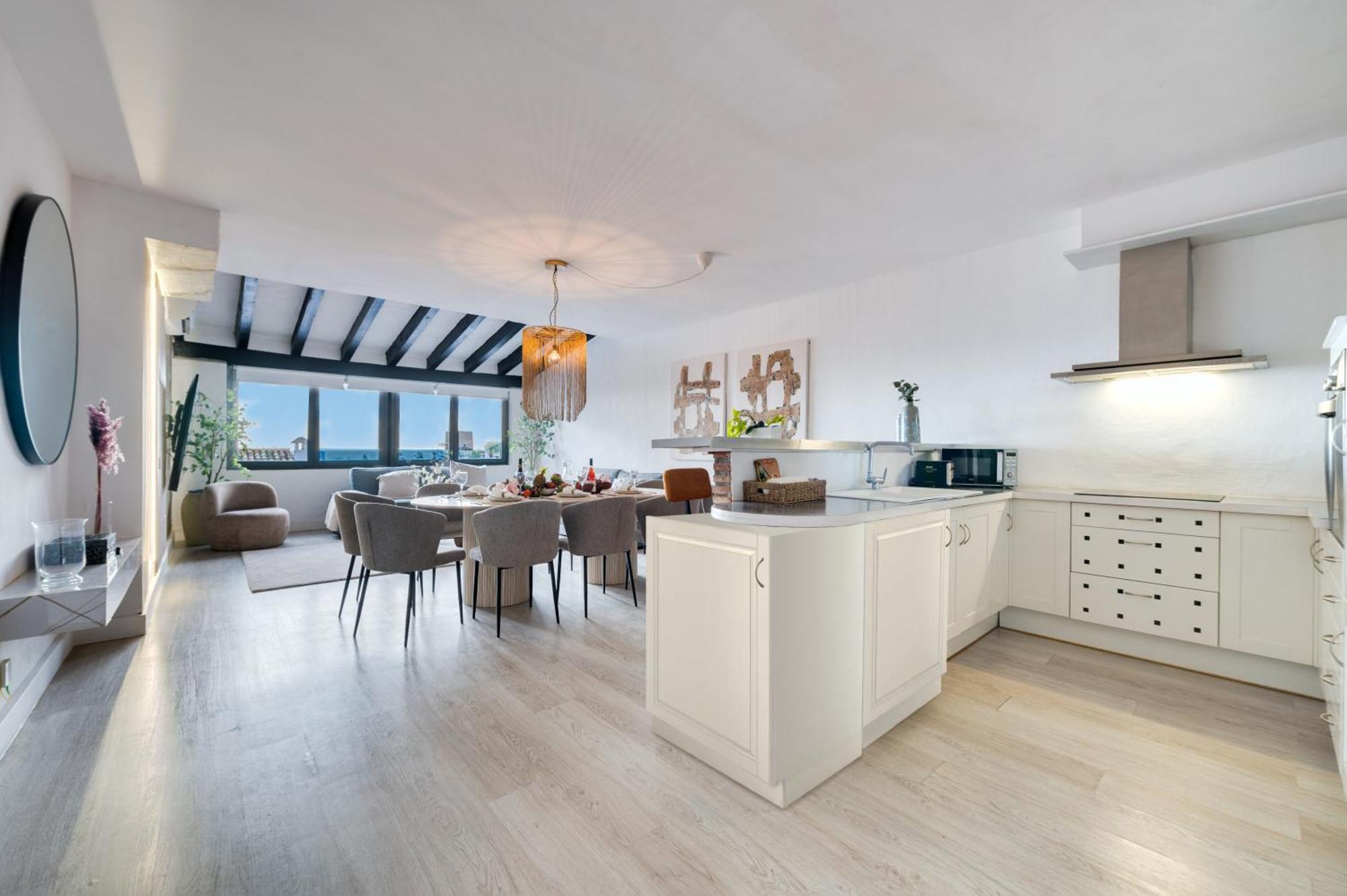 Vacation Marbella I Stylish 5Bdr Penthouse, Sea And Marina View Apartment Ngoại thất bức ảnh